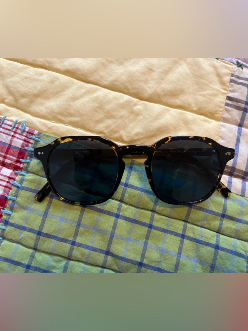 Warby Parker x Noah Terrence Tortoiseshell Sunglasses - Picture 3 of 5